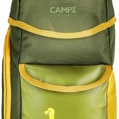 CAMPZ Rugzak Kinderen, Blauw/oranje -Deuter Winkel campz backpack kids dino grey yellow 12