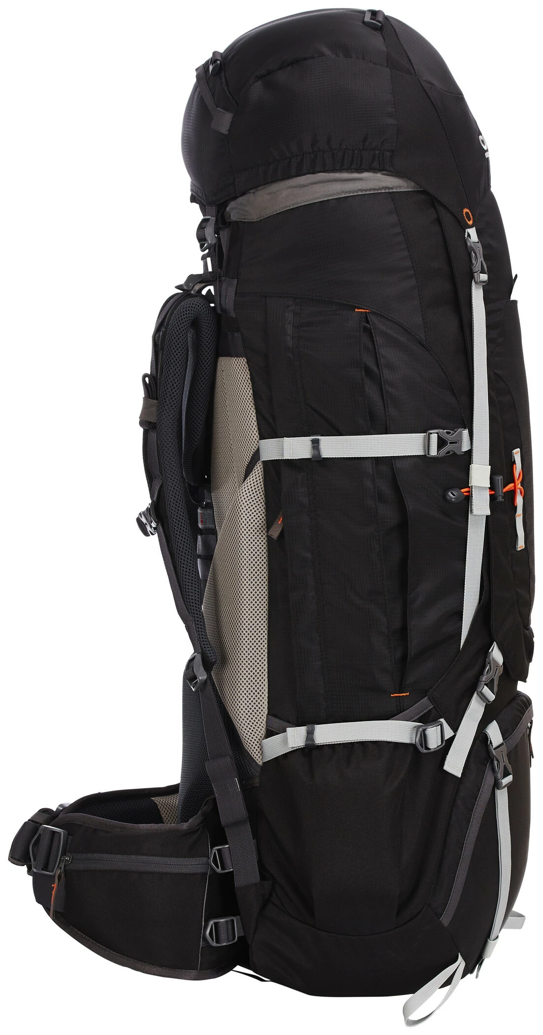 CAMPZ Mountain Pro 80+10l Rugzak, Zwart 5 CAMPZ Mountain Pro 80+10l Rugzak, Zwart - Afbeelding 3