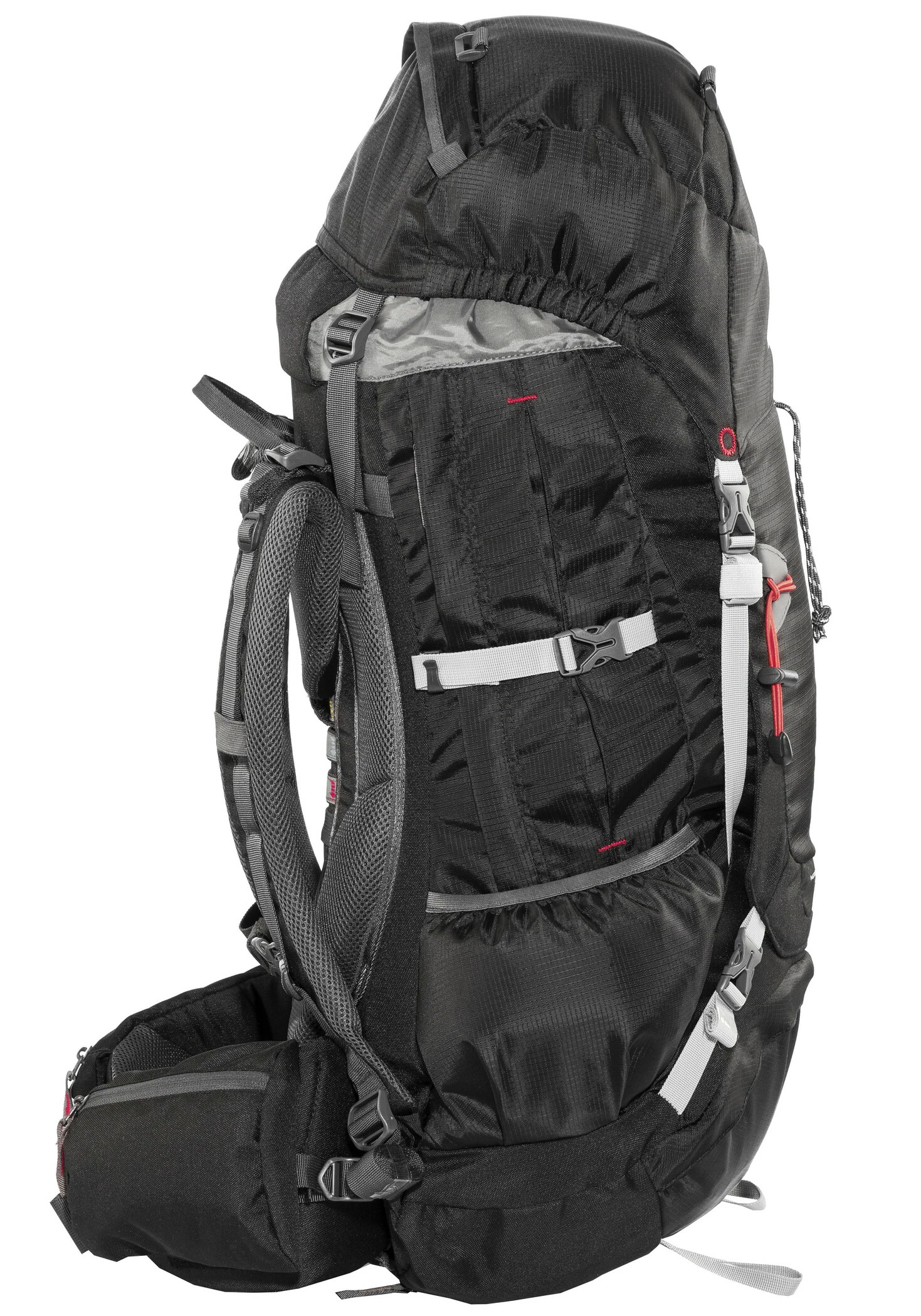 CAMPZ Mountain Pro 42+10l Rugzak, Zwart 5 CAMPZ Mountain Pro 42+10l Rugzak, Zwart - Afbeelding 3