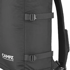 CAMPZ Travel Light Rugzak, Zwart -Deuter Winkel campz travel light backpack black 8