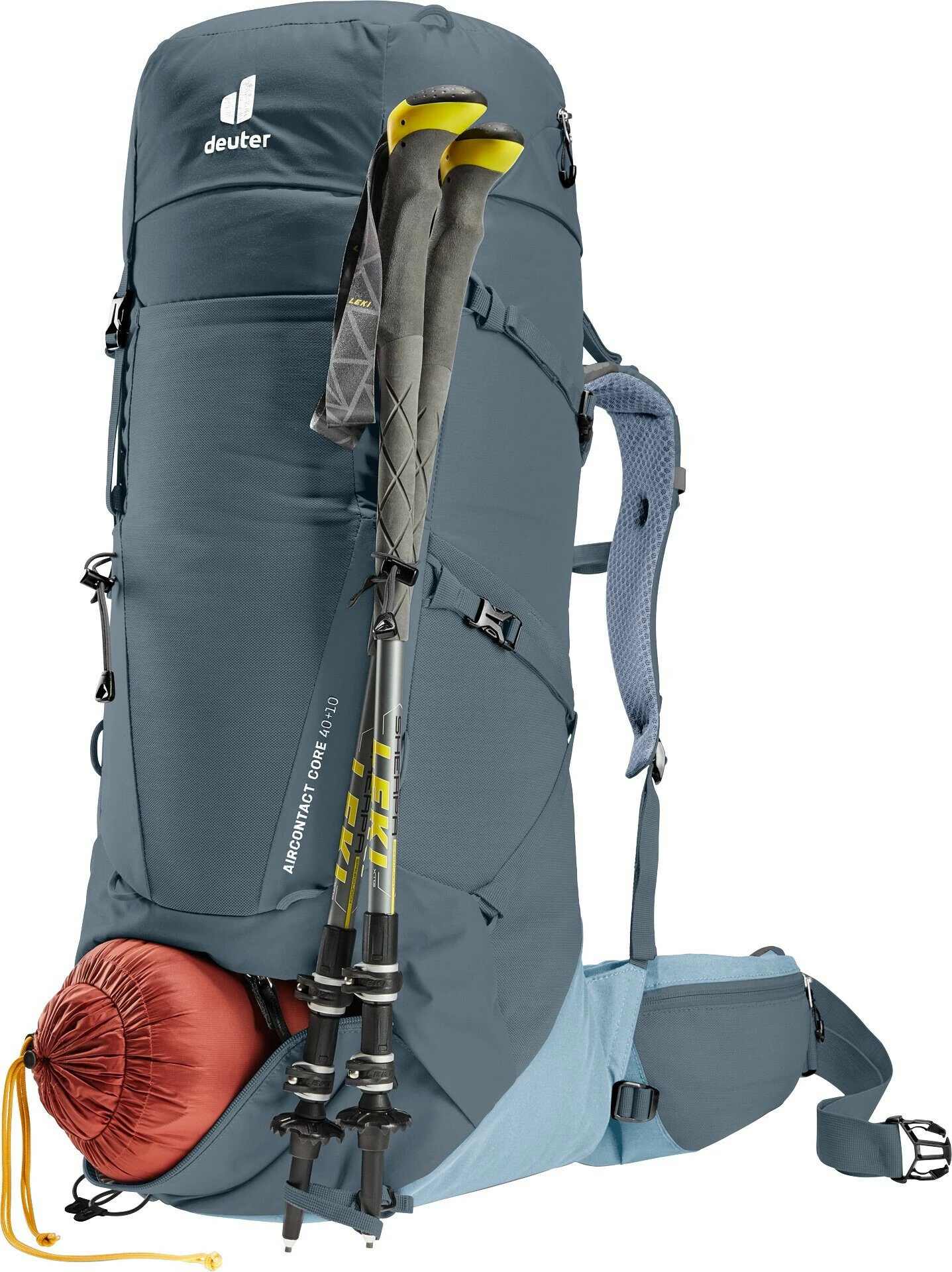 Deuter Aircontact Core 40+10 Backpack, Grijs 9 Deuter Aircontact Core 40+10 Backpack, Grijs - Afbeelding 7