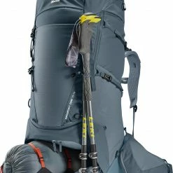 Deuter Aircontact Core 70+10 Backpack, Grijs -Deuter Winkel deuter aircontact core 70 10 backpack graphite shale 7