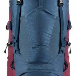 Deuter Aircontact Lite 35 + 10 SL Backpack Women, Blauw/rood -Deuter Winkel deuter aircontact lite 35 10 sl backpack women marine blackberry 10