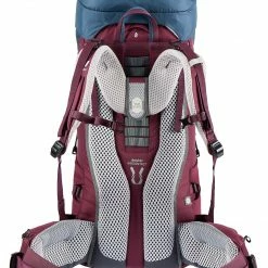 Deuter Aircontact Lite 35 + 10 SL Backpack Women, Blauw/rood -Deuter Winkel deuter aircontact lite 35 10 sl backpack women marine blackberry 6