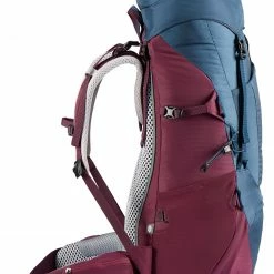 Deuter Aircontact Lite 35 + 10 SL Backpack Women, Blauw/rood -Deuter Winkel deuter aircontact lite 35 10 sl backpack women marine blackberry 7