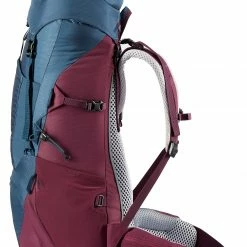 Deuter Aircontact Lite 35 + 10 SL Backpack Women, Blauw/rood -Deuter Winkel deuter aircontact lite 35 10 sl backpack women marine blackberry 9