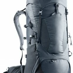 Deuter Aircontact Lite 40 + 10 Backpack, Zwart/grijs