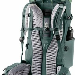 Deuter Aircontact Lite 45 + 10 SL Backpack Women, Rood/grijs -Deuter Winkel deuter aircontact lite 45 10 sl backpack women aloe forest 5