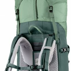 Deuter Aircontact Lite 45 + 10 SL Backpack Women, Rood/grijs -Deuter Winkel deuter aircontact lite 45 10 sl backpack women aloe forest 7
