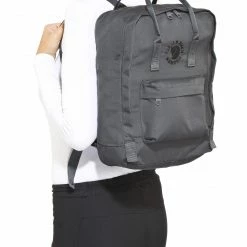 Fjällräven Fjällräven Re-Kånken Dagrugzak, Grijs -Deuter Winkel fjaellraeven re kanken daypack slate 4