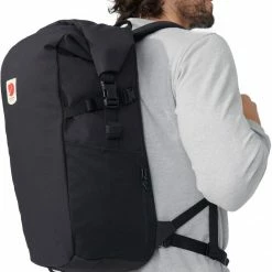 Fjällräven Fjällräven Ulvö 30 Rolltop Backpack, Zwart -Deuter Winkel fjaellraeven ulvoe 30 rolltop backpack black 5
