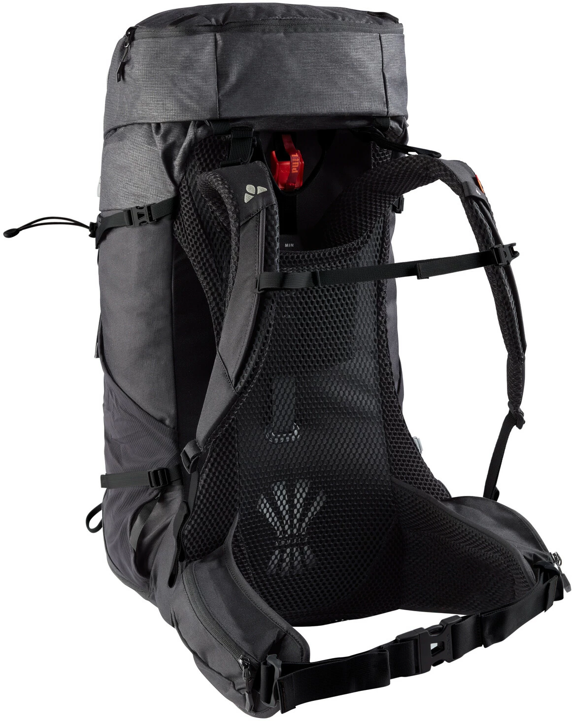 VAUDE Brenta 44+6 Rugzak, Zwart 4 VAUDE Brenta 44+6 Rugzak, Zwart - Afbeelding 2
