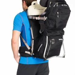 VAUDE Shuttle Premium Kinderdrager Rugzak, Zwart -Deuter Winkel vaude shuttle premium child carrier black 3
